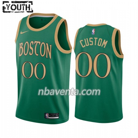 Camiseta Niños Boston Celtics Personalizadas 2019-20 Nike City Edition Swingman